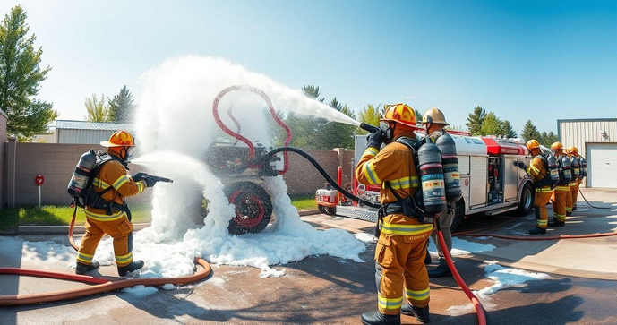 Sistema de Espuma para Combate a Incêndio: Eficiência em Foco