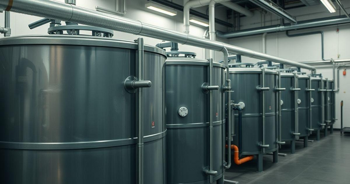 Sistema de resfriamento de tanques: Conservação Segura