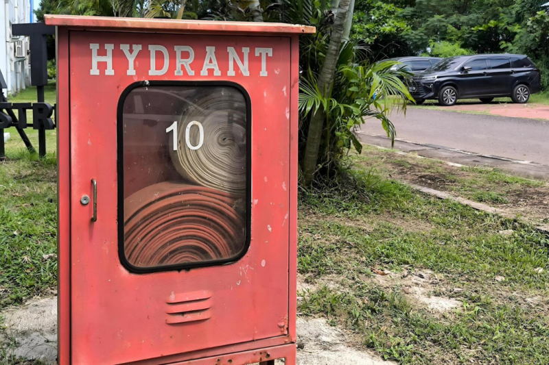 Sistema de hidrantes para combate a incêndio que garante segurança eficaz