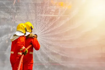 Teste de bomba de incêndio