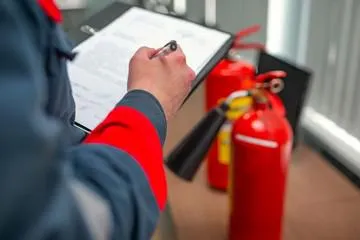 Testes de prevenção e combate a incêndios